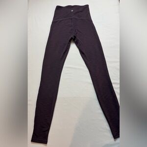 Lululemon High-Rise Leggings in Deep Plum